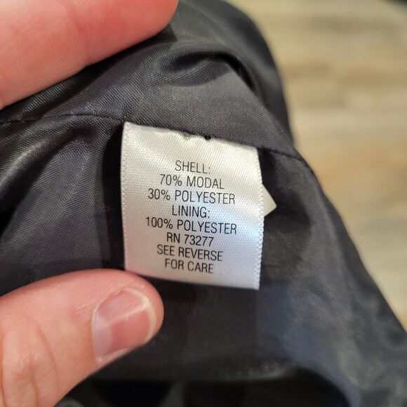 Apt. 9 Bomber Band Leader Style Jacket with Diagonal Zip Up Coat Womens Large - Picture 7 of 7